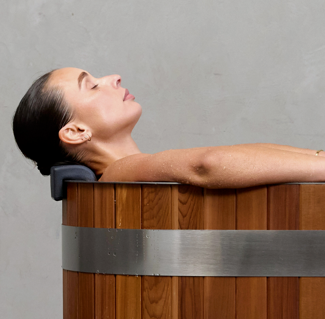 Sustainably sourced red cedar + stainless steel