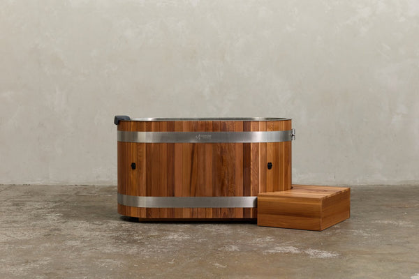 Cedar tub + insulated cover