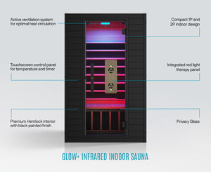 Glow+ Indoor Infrared Sauna
