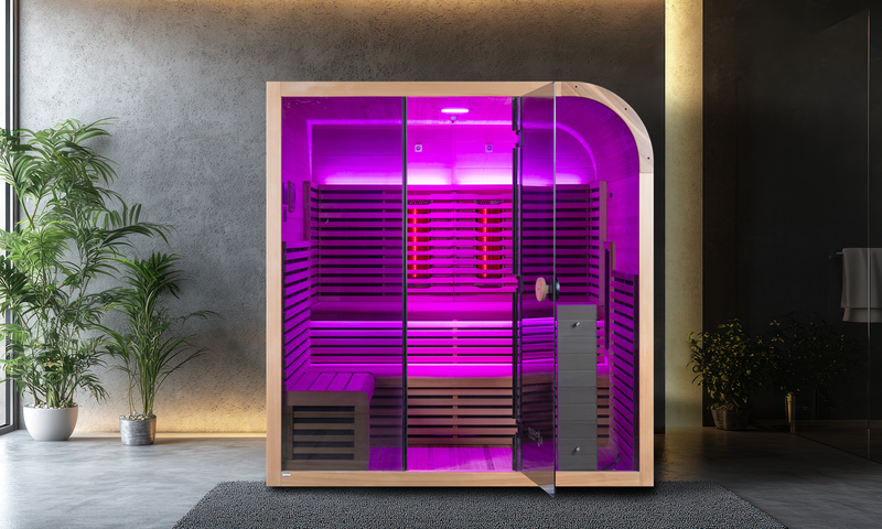 Durable Cedar Infrared Sauna Construction