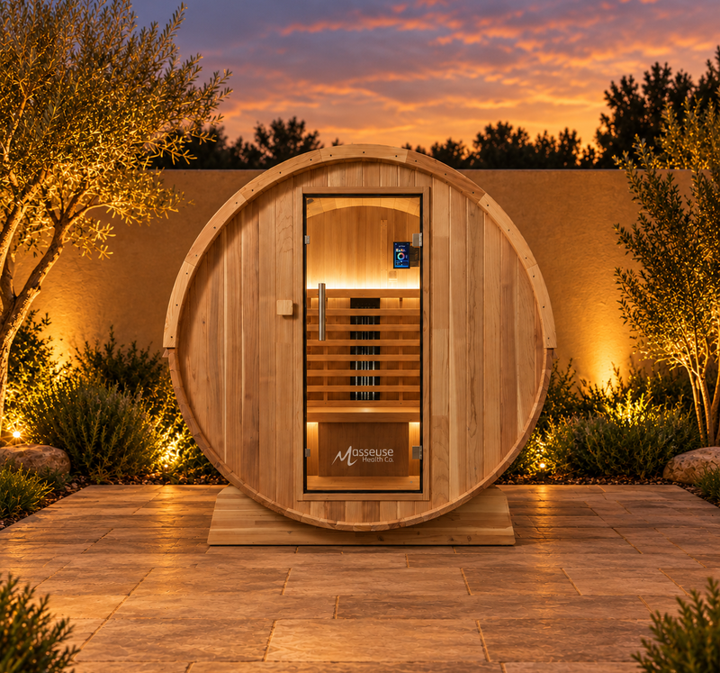 EverGlow® Barrel Outdoor Infrared Sauna