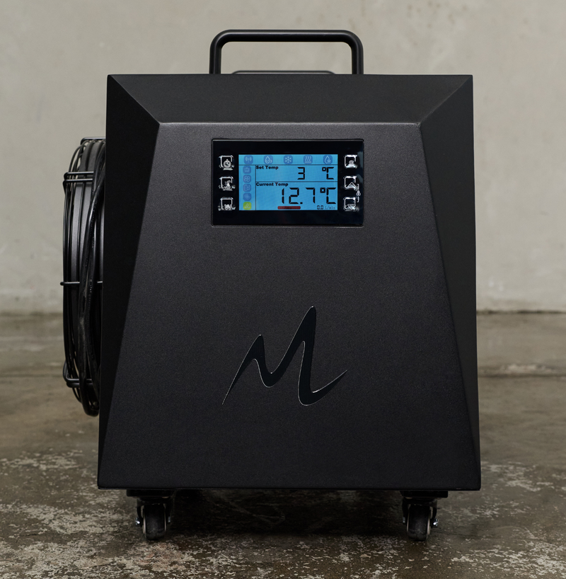 Powerful 1 HP chiller with 3–35 °C range